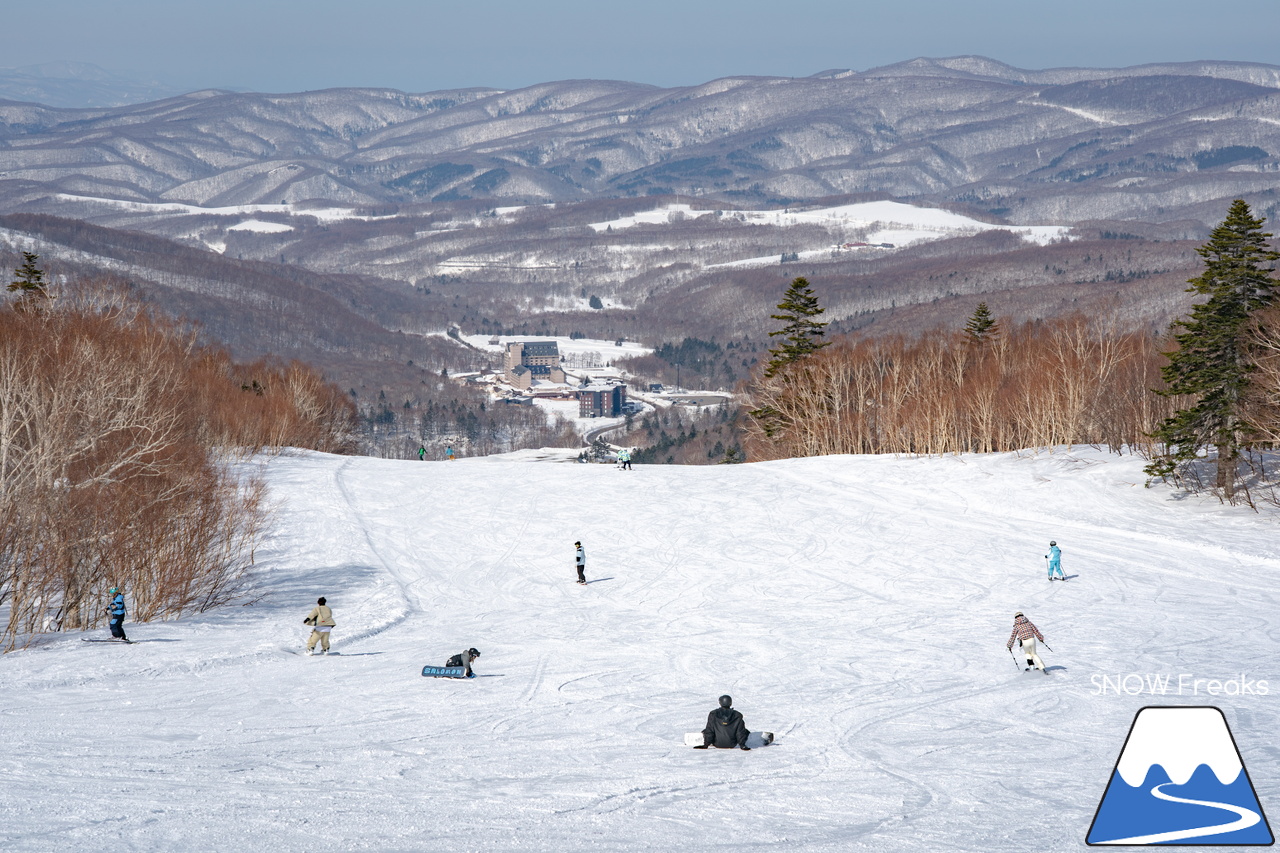 キロロリゾート｜今日の山頂積雪は「340cm」！ビシッと締まったロングコースで快適クルージングが楽しい１日♪